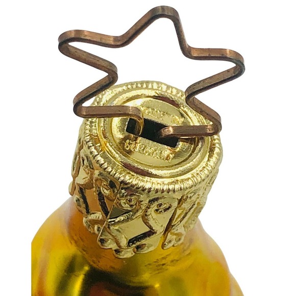 Vintage Inge-Glas Figural Blown Glass Christmas Ornament ~ ANGEL with TRUMPET - Picture 3 of 6